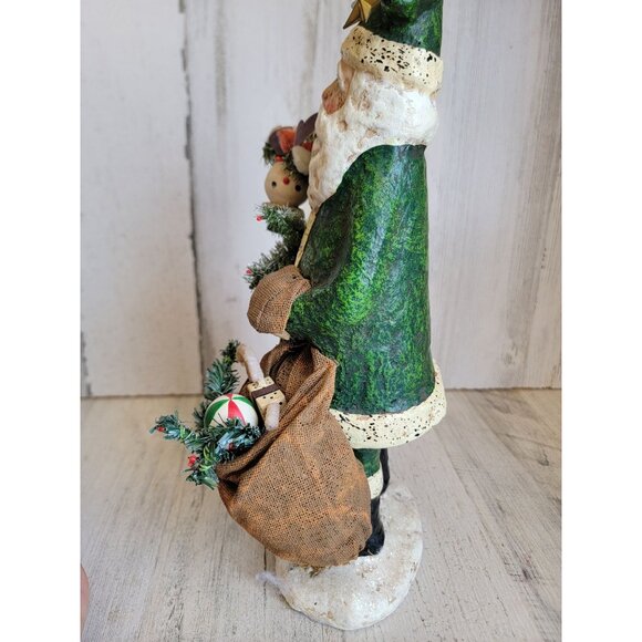 Dept 56 antique Santa country sampler unique figure toy decor Xmas - Picture 6 of 8